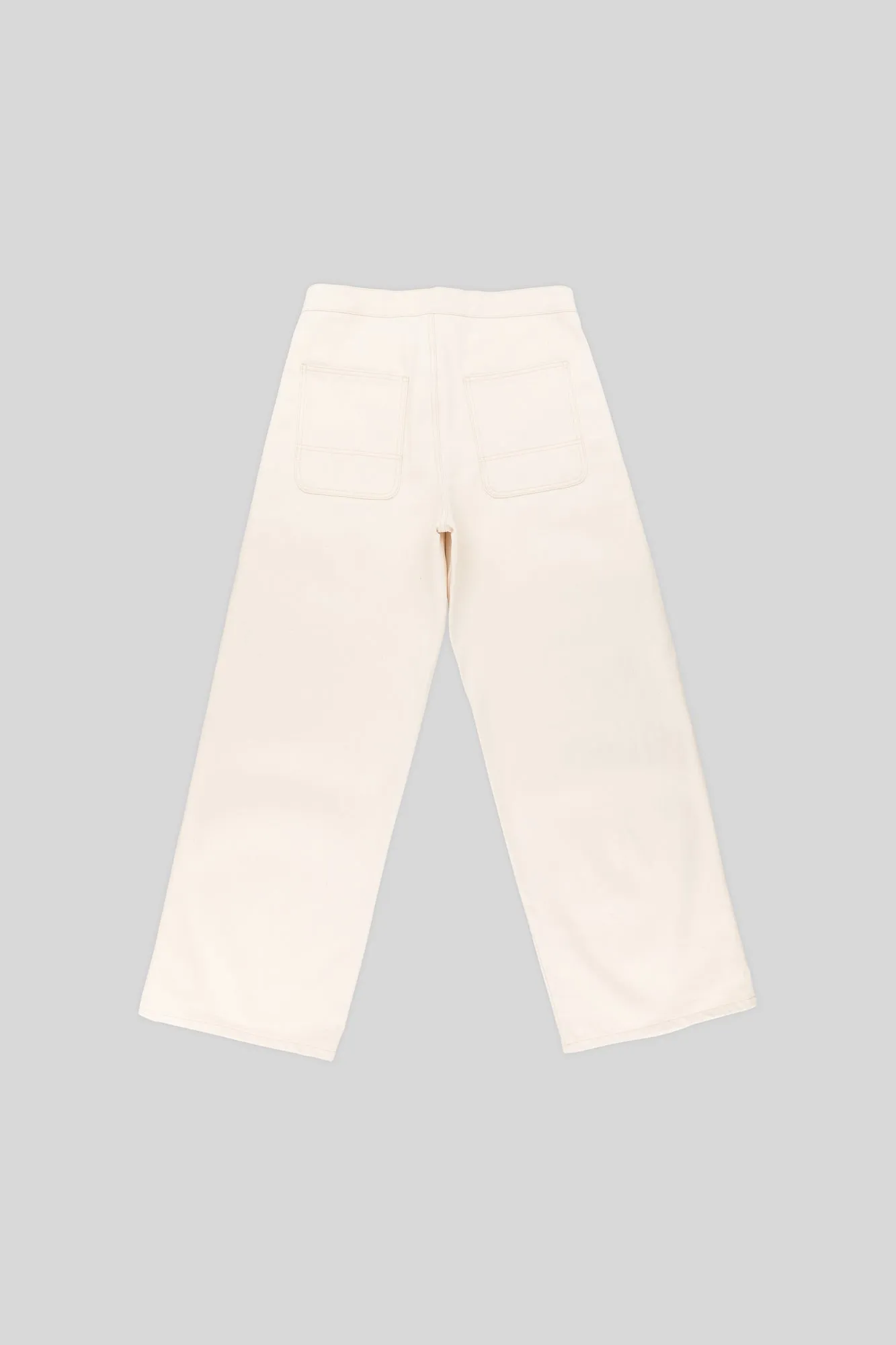 UNISEX PAINTER PANTS - ECRU