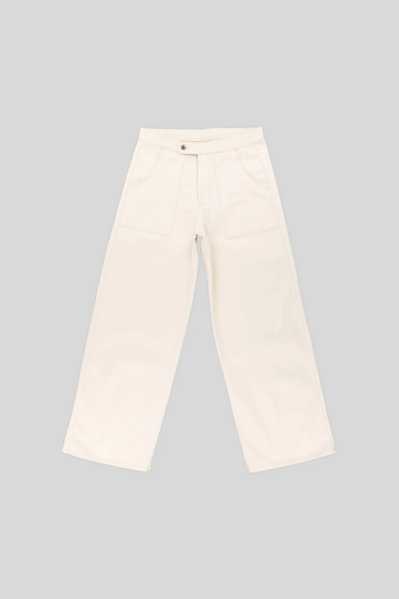 UNISEX PAINTER PANTS - ECRU