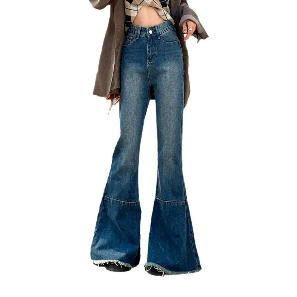 Vintage high-waist jeans
 for ladies