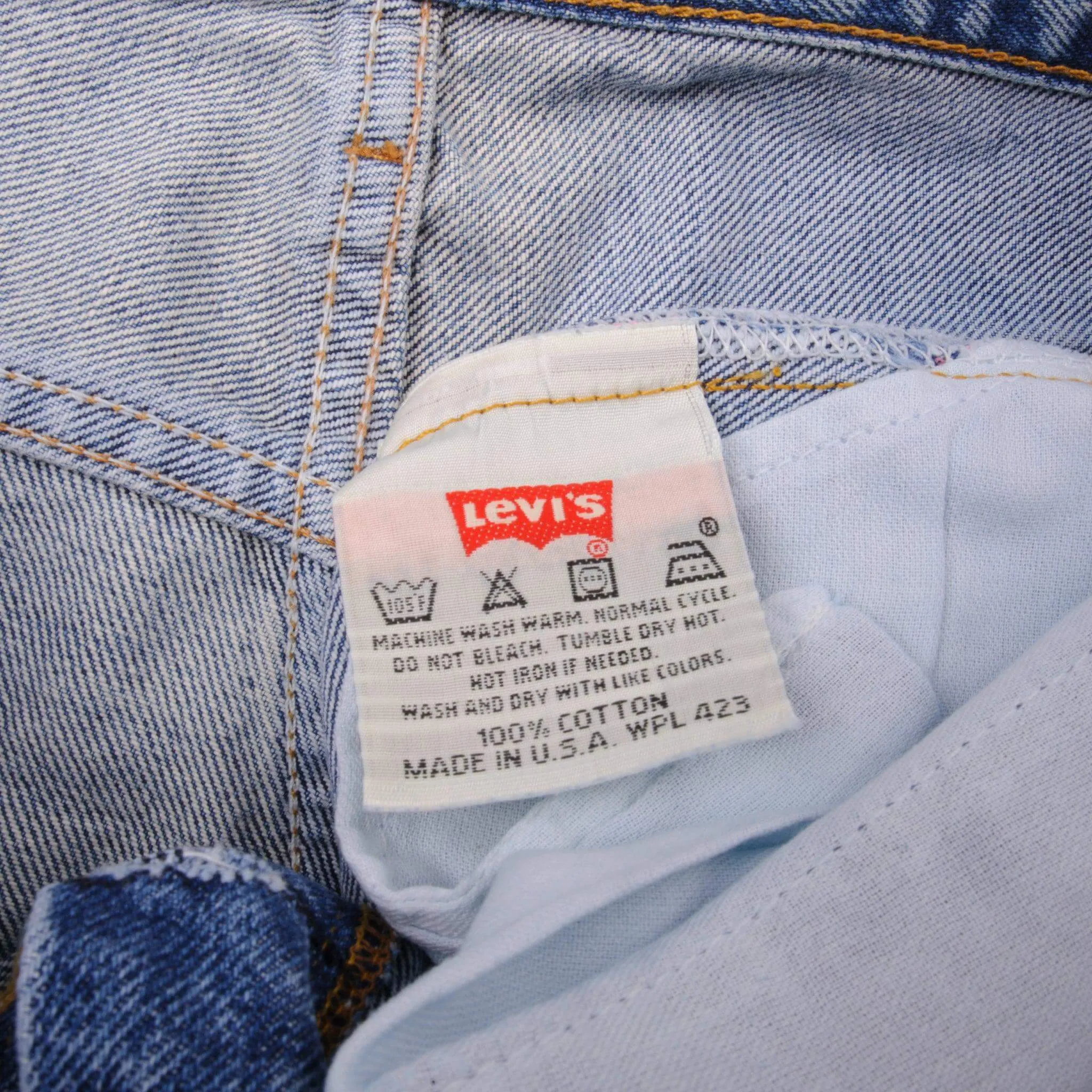 VINTAGE LEVIS 501 PRESHRUNK JEANS 1993 SIZE 38X32 W38 L32 MADE IN USA DEADSTOCK