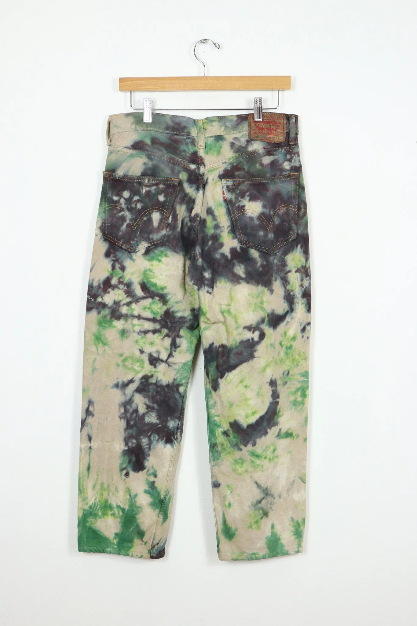 Vintage Reworked Levi's Camo Dyed Loose Fit Jean 01