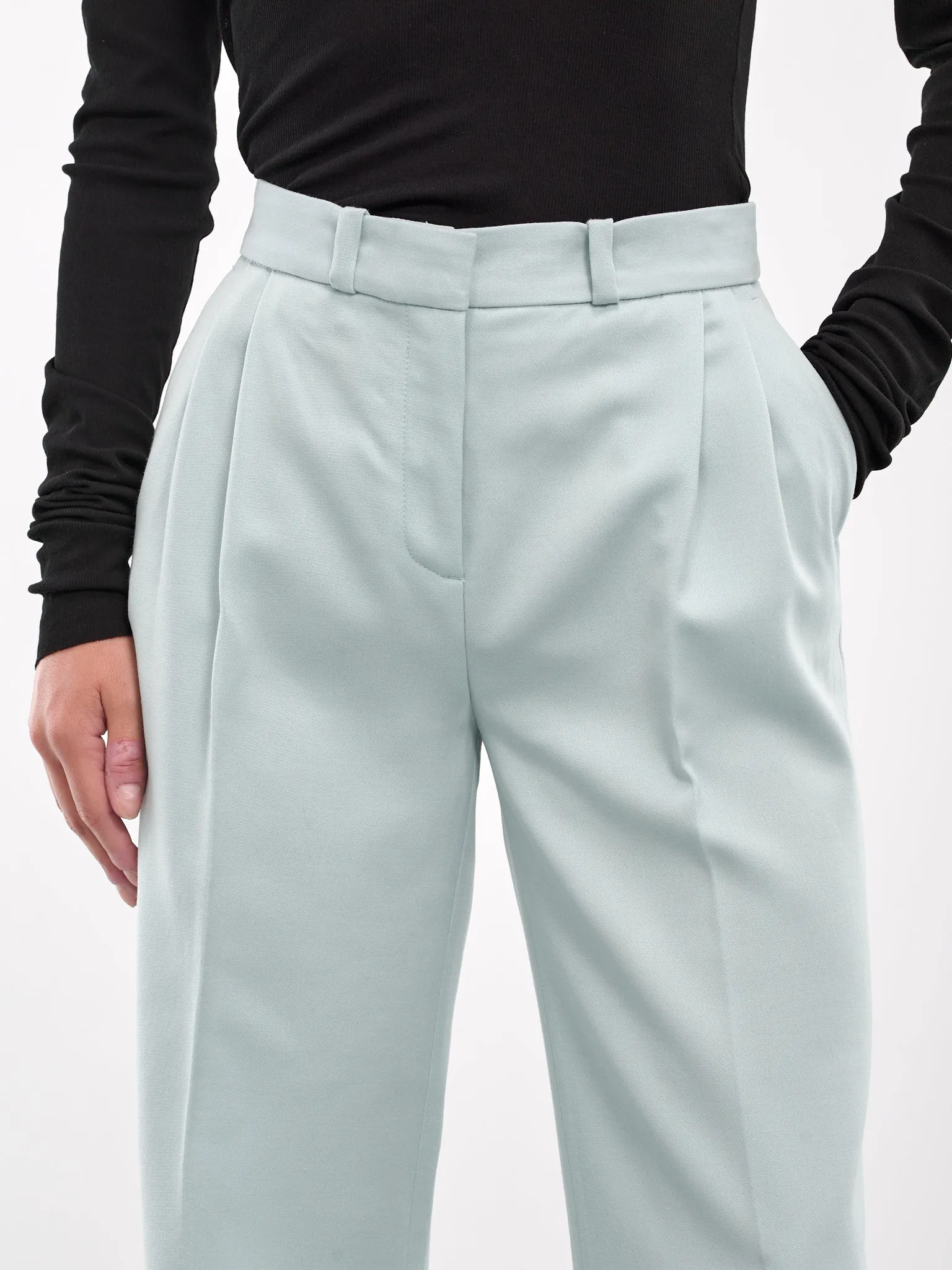 Wide Leg Trousers (COPP90F1005-GREEN)