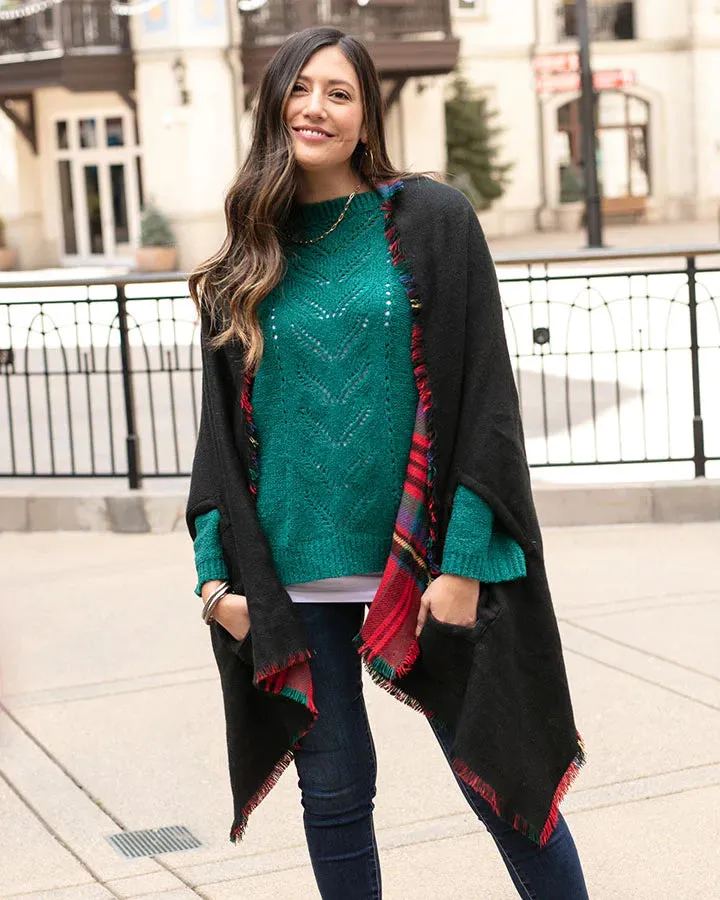 Winter Weight Pocket Poncho