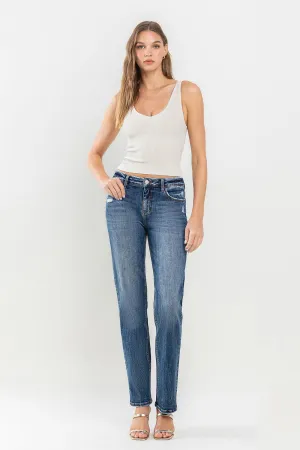 Women's Lovervet Mid Rise Straight Jean