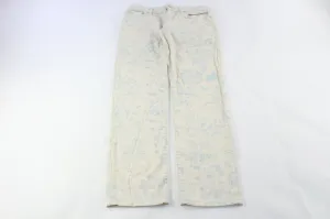 Women's Ralph Lauren White Floral Denim Jeans