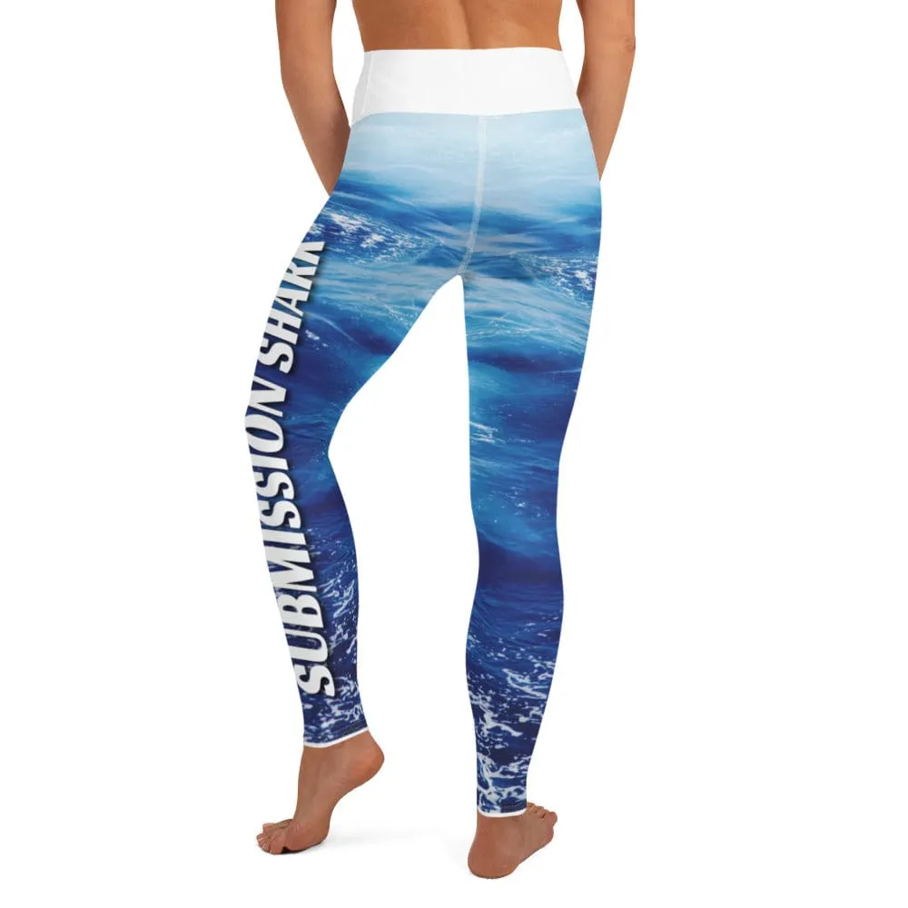 Wonderful Waves ~ High-Waist Leggings *