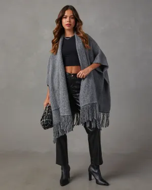 Yonta Fringe Poncho