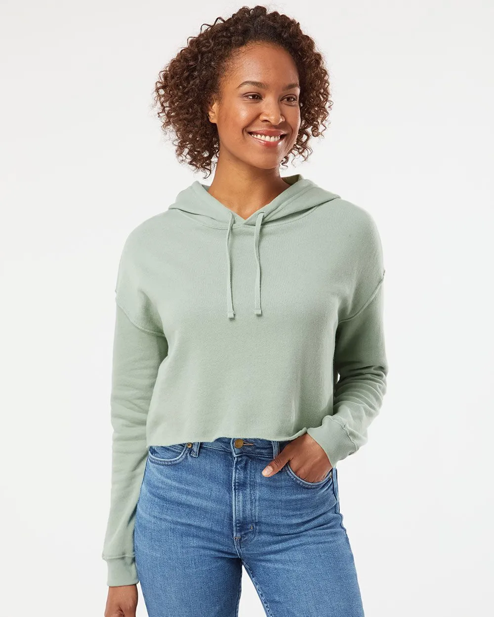 You Had Me At Fizz Independent Crop Hoodie